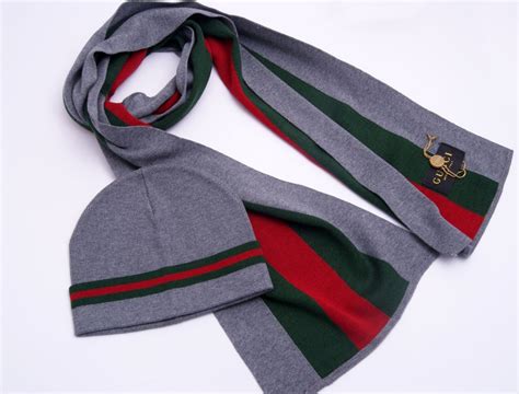 gucci hat and scarf set replica